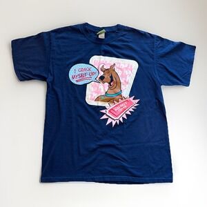 Scooby-Doo Shirt Mens M Admit One Movies Blue Cotton Vintage Y2k Cartoon Network